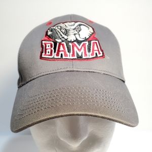 Bama Alabama Crimson Tide “Bama” Gray Adjustable Cap Hat Captivating Headgear.